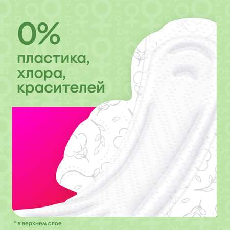Прокладки KOTEX Natural ночные 6шт