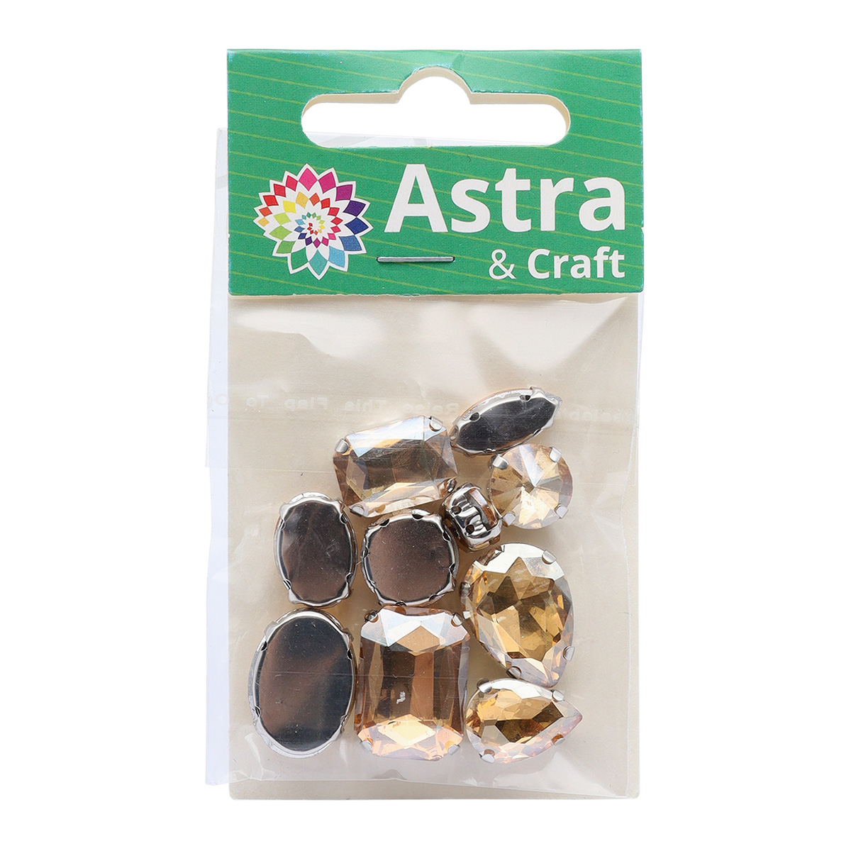 Набор для творчества Astra Craft аппликация Стразы для рукоделия 10 шт - фото 3