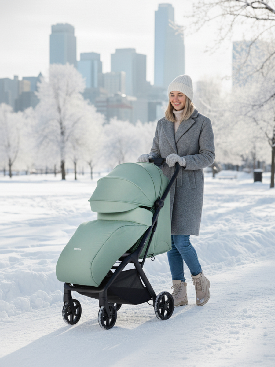 Коляска прогулочная Tomix Easy зеленый - фото 18