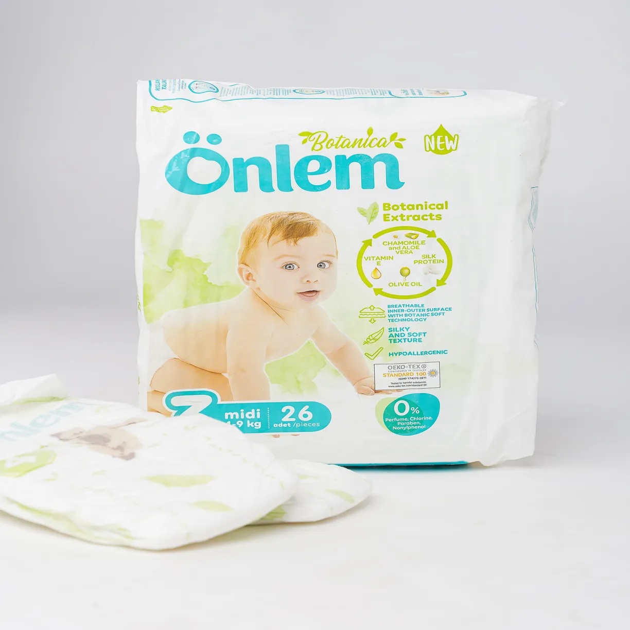 Подгузники Onlem для новорожденных (4-9) 26 шт. - фото 6