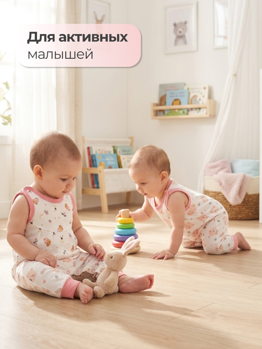 Полукомбинезон 2 шт Эскимо 33-3178 - фото 5