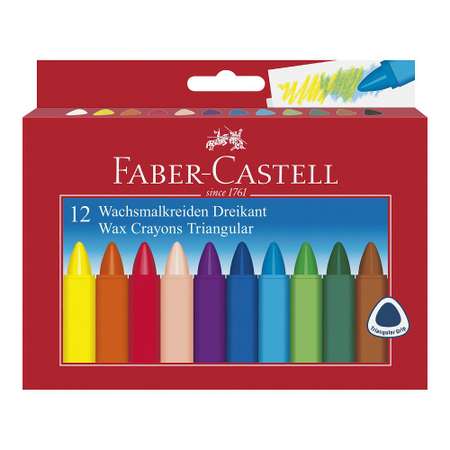 Восковые мелки Faber Castell 12 шт.