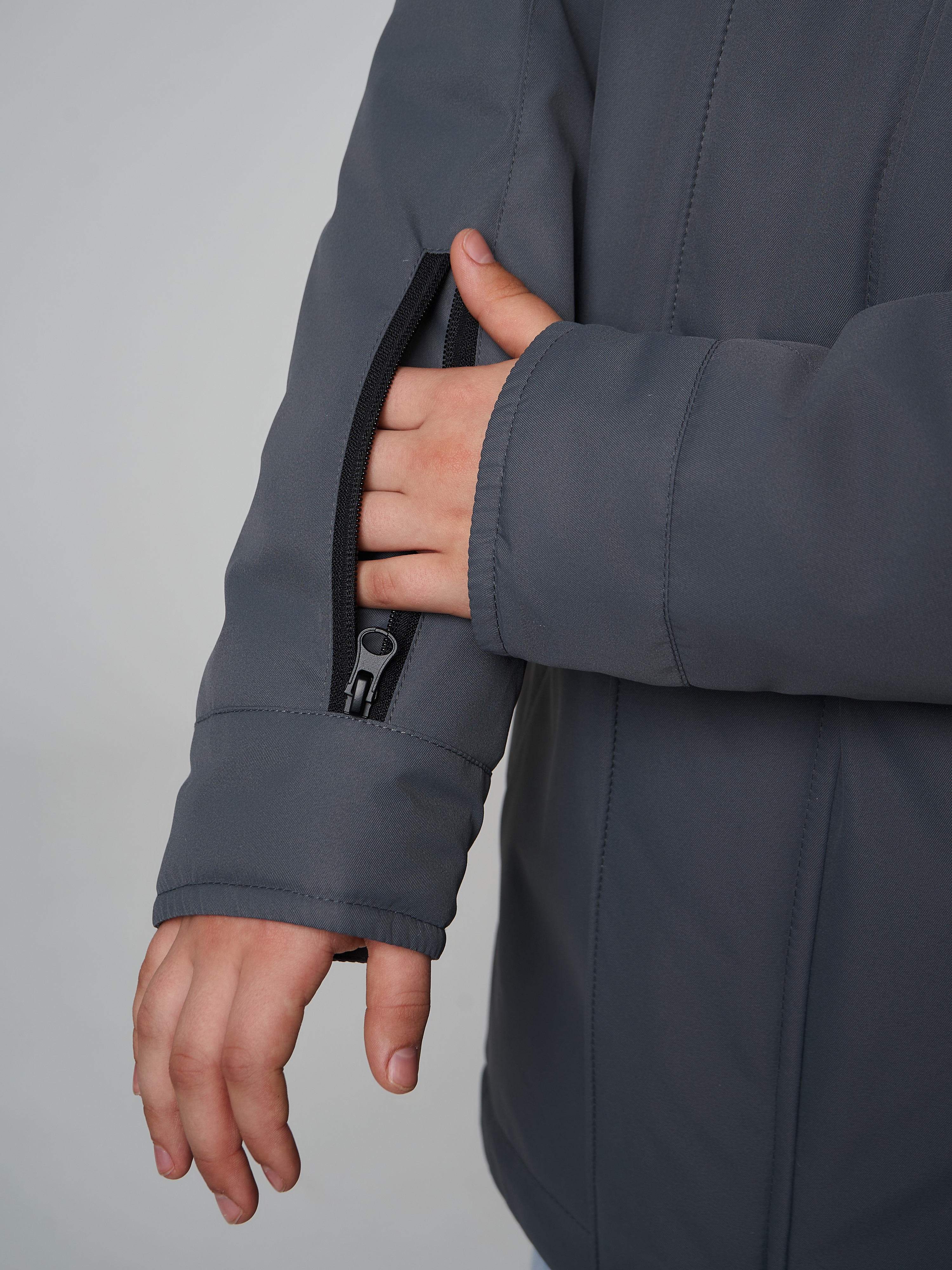 Парка RODOS М-305/серый - фото 11