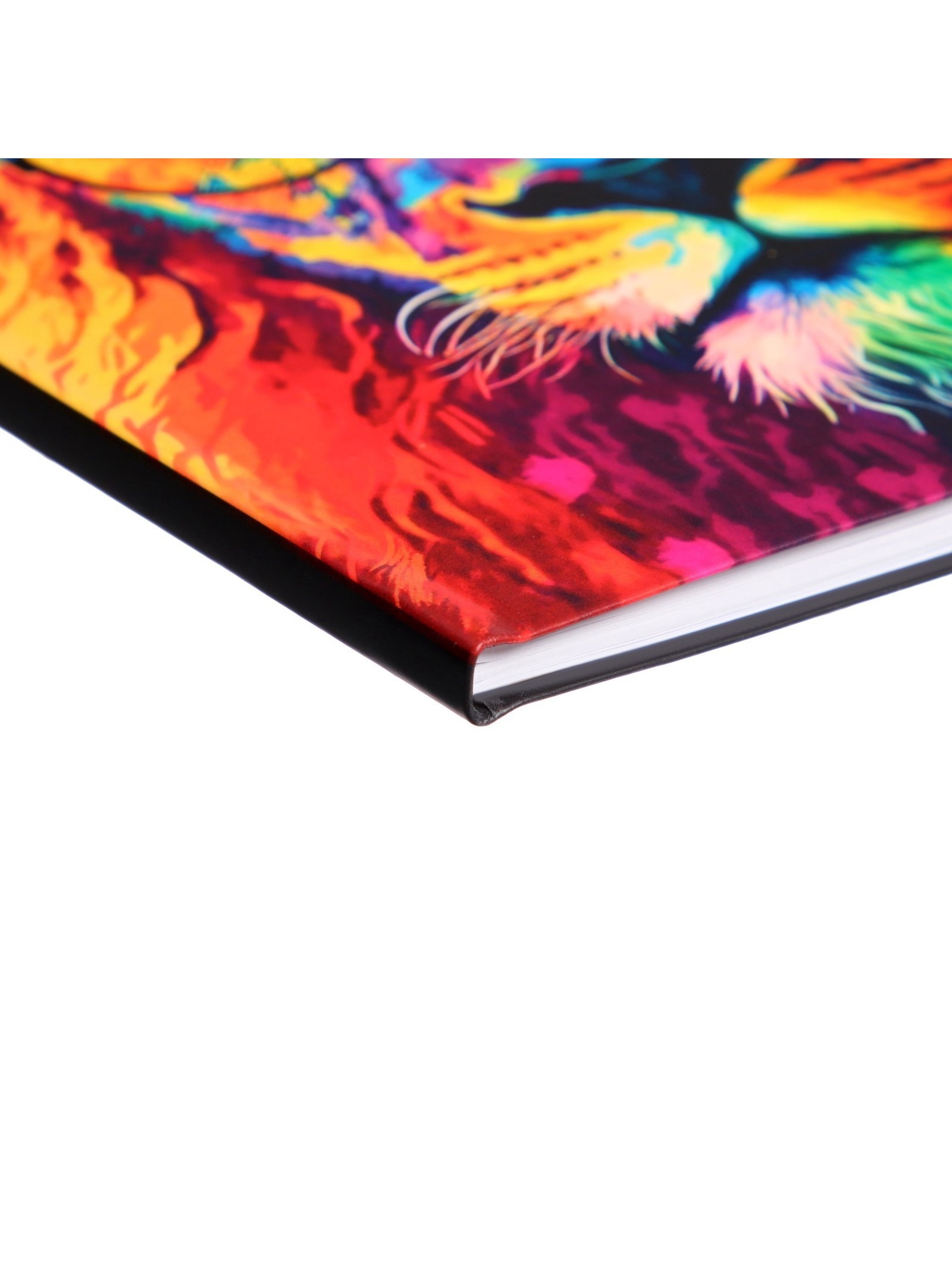 Дневник Calligrata обл 5-11кл, мат/лам, ВЫБ ЛАК, 48л, Calligrata TOP, "Лев. Мозаичный неон" - фото 2