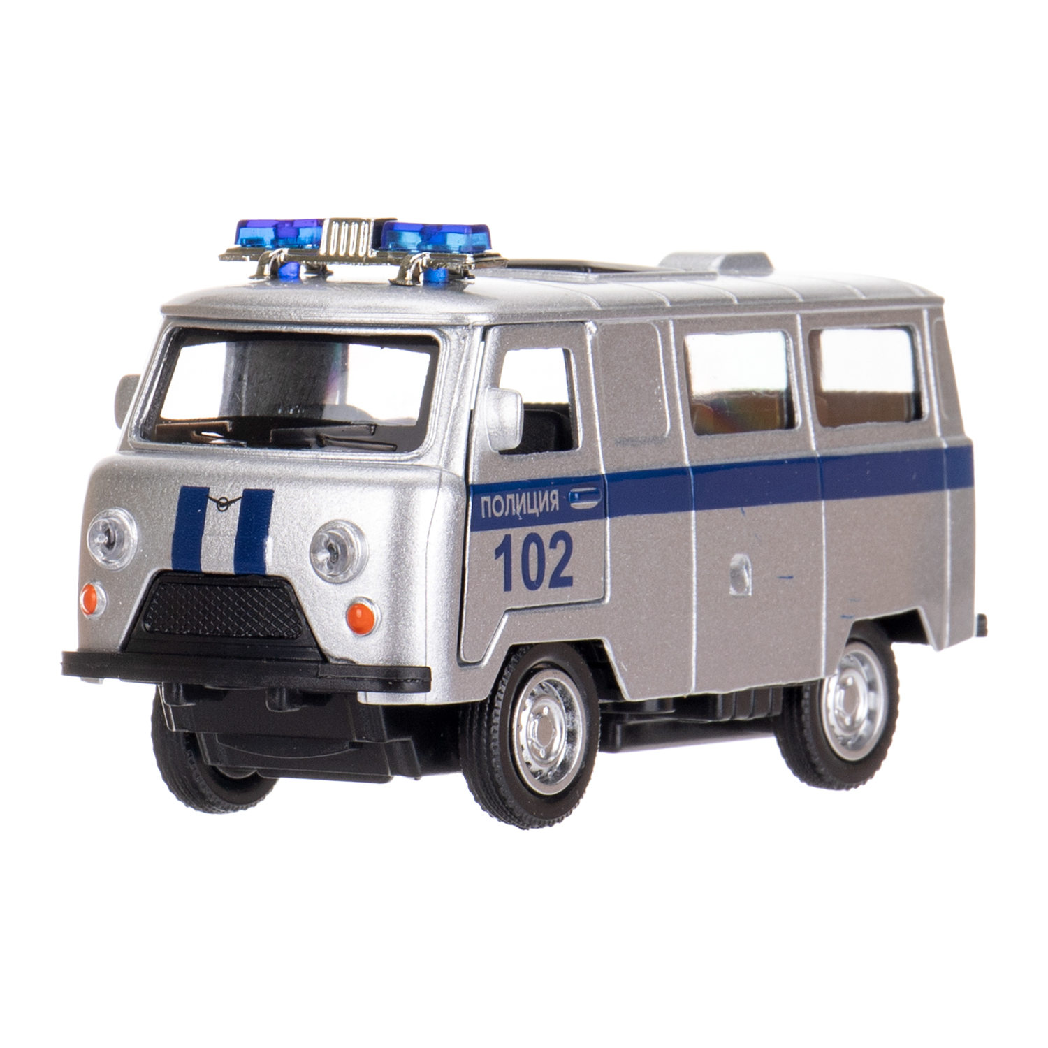 Полицейская машина Технопарк УАЗ Буханка Полиция 409987 - фото 2