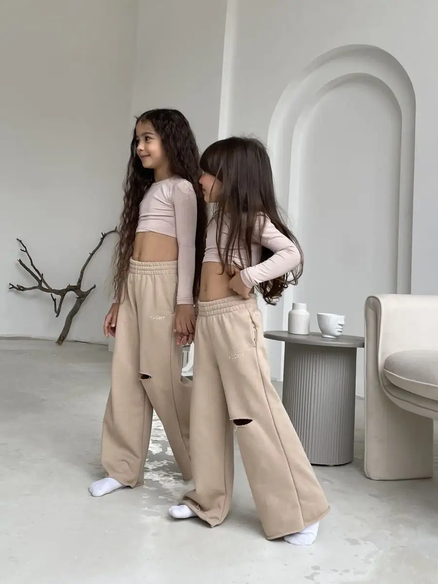 Брюки ROOMY ESSENCE STREETjog/beige - фото 6