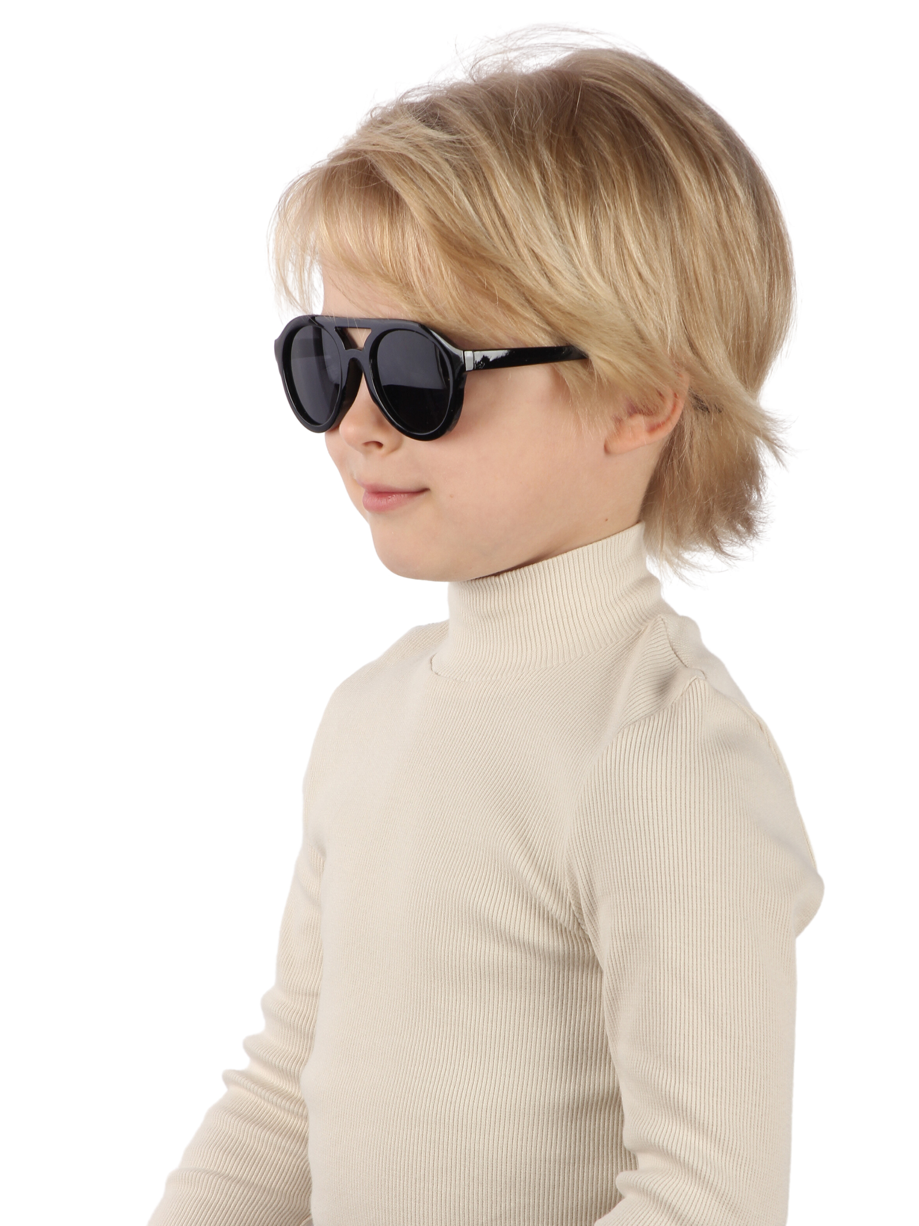 Очки солнцезащитные Little Mania JDT044-BK - фото 4