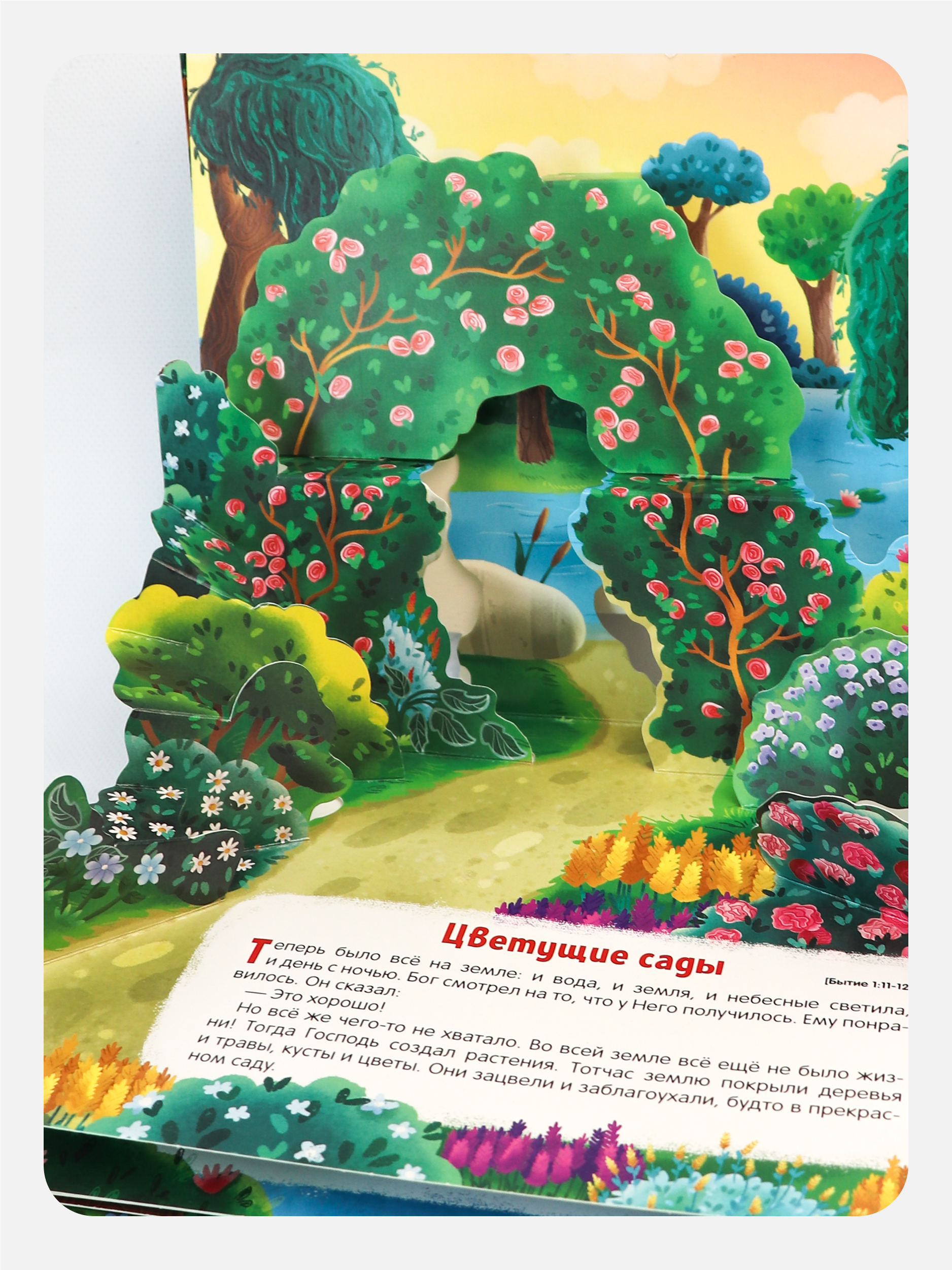 Книга-панорамка Детская Библия Malamalama Библейские истории. Сотворение мира - фото 7