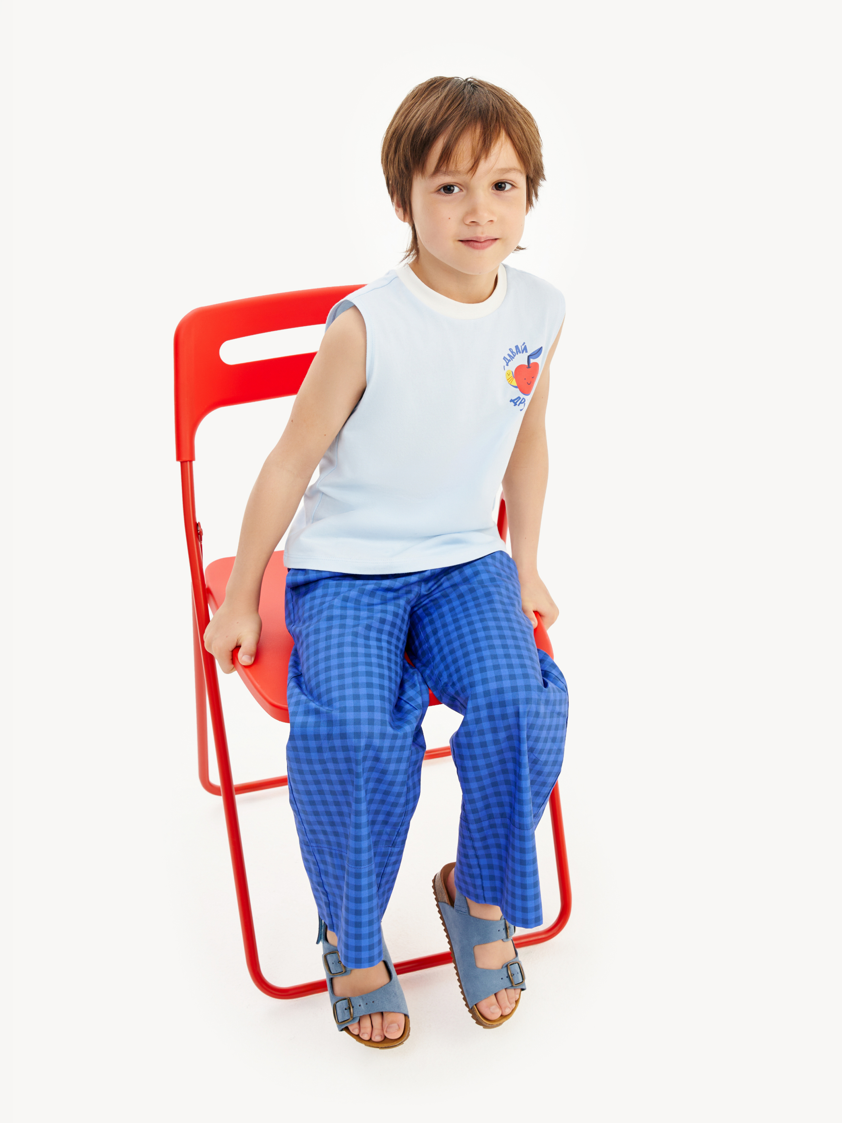 Майка Junion 904463.TTNK0007-Light-blue-2 - фото 3