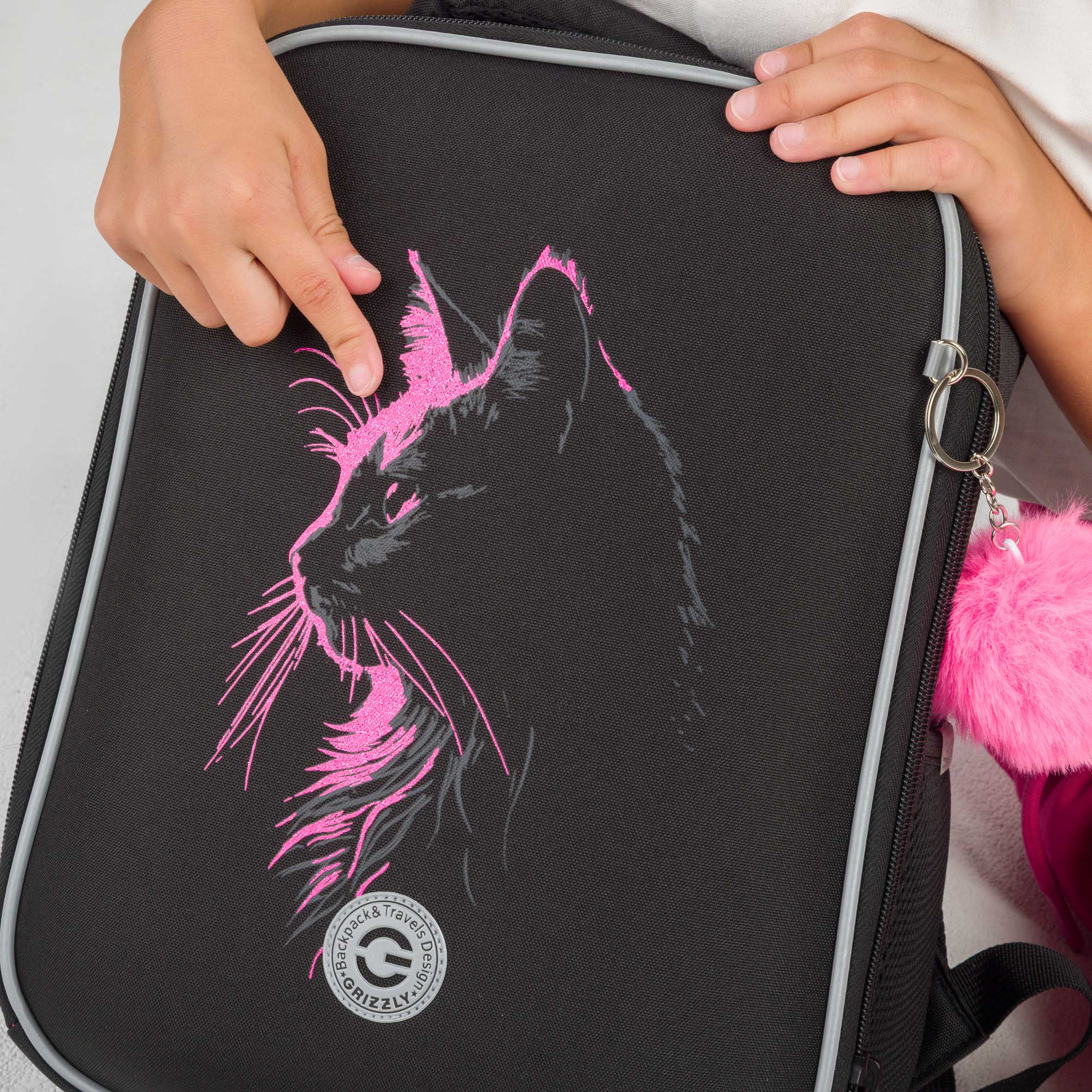 Ранец Grizzly Кошка - фото 15