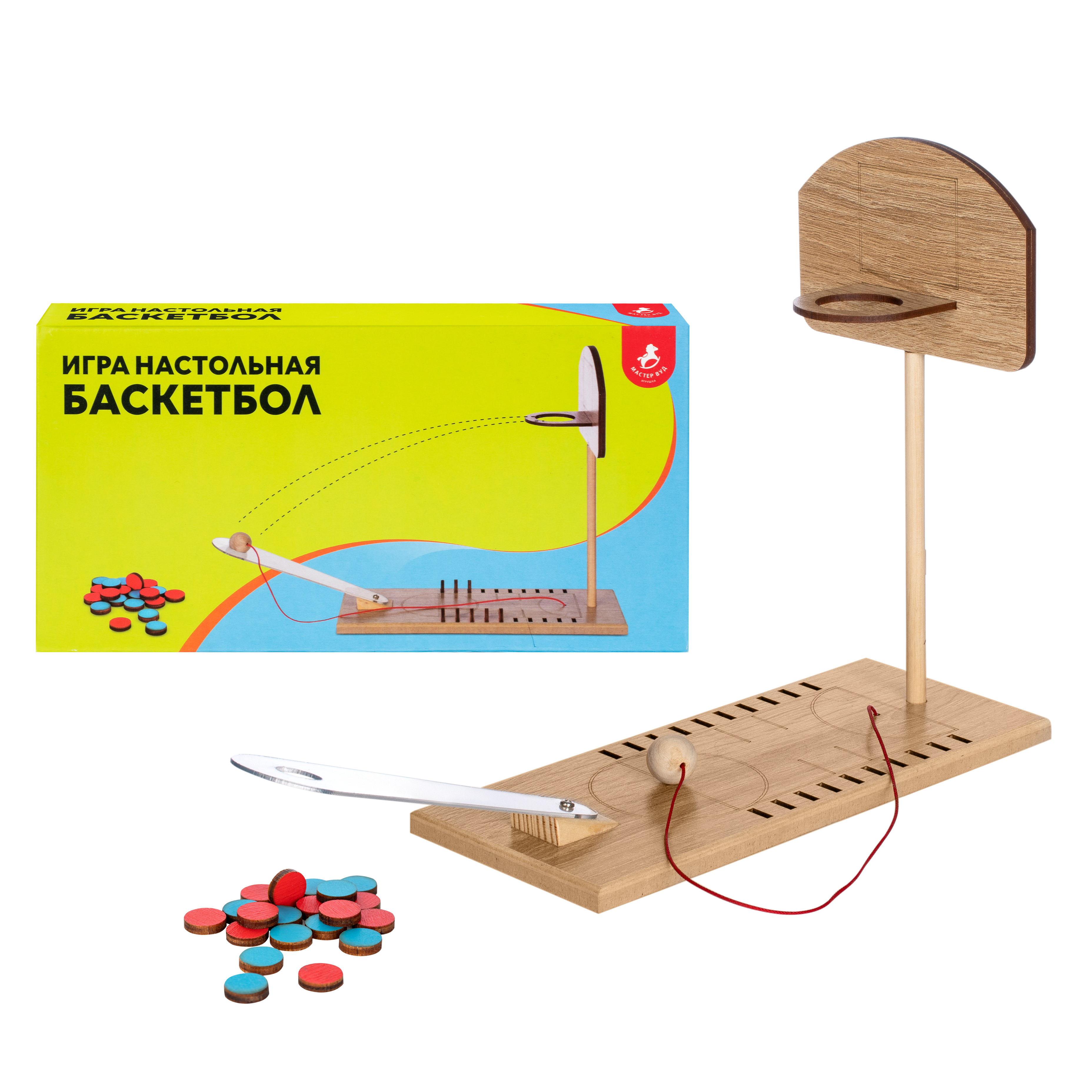 Настольная игра МАСТЕР ВУД баскетбол - фото 2