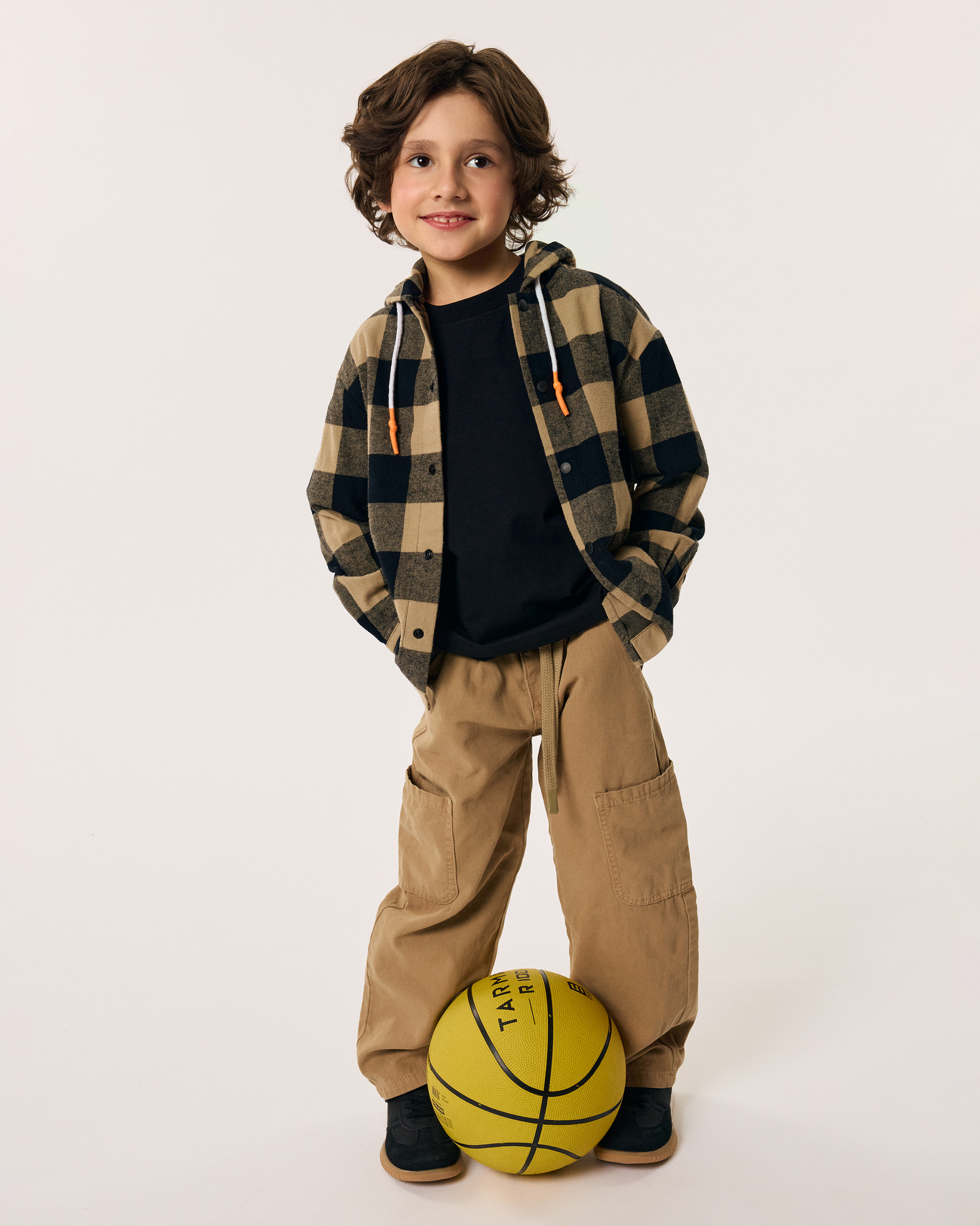 Изображение товара Брюки Futurino Fashion для мальчика бежевые 122 размер