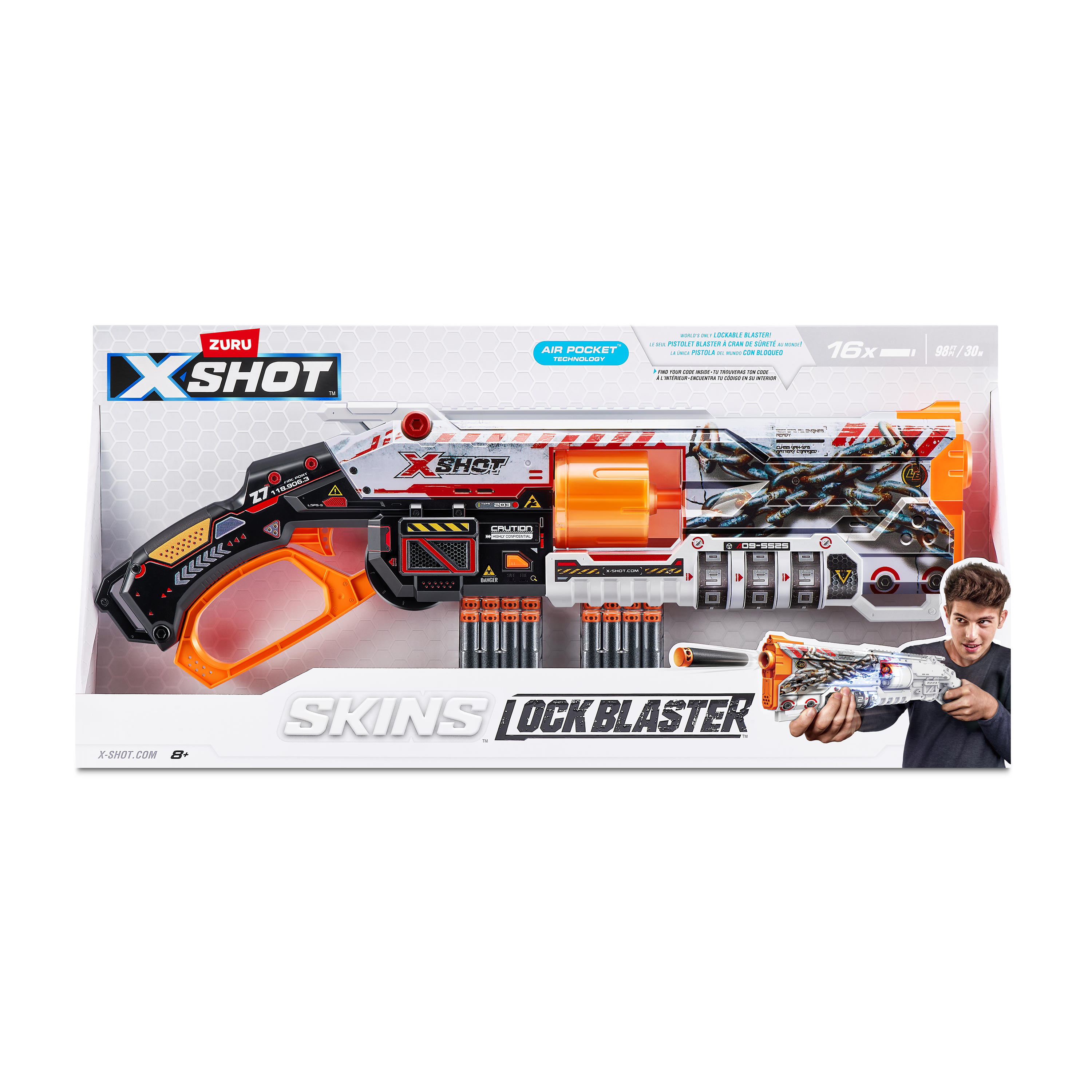 Бластер Zuru XSHOT  Skins Lock Gun - фото 11