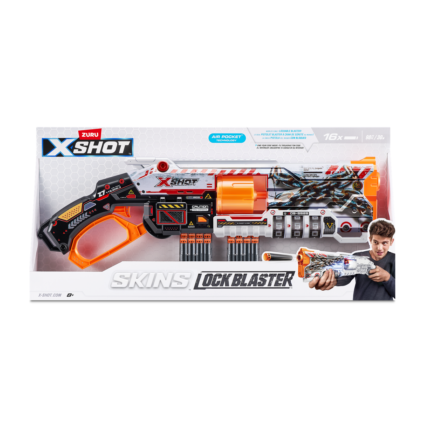 Бластер Zuru XSHOT  Skins Lock Gun - фото 11