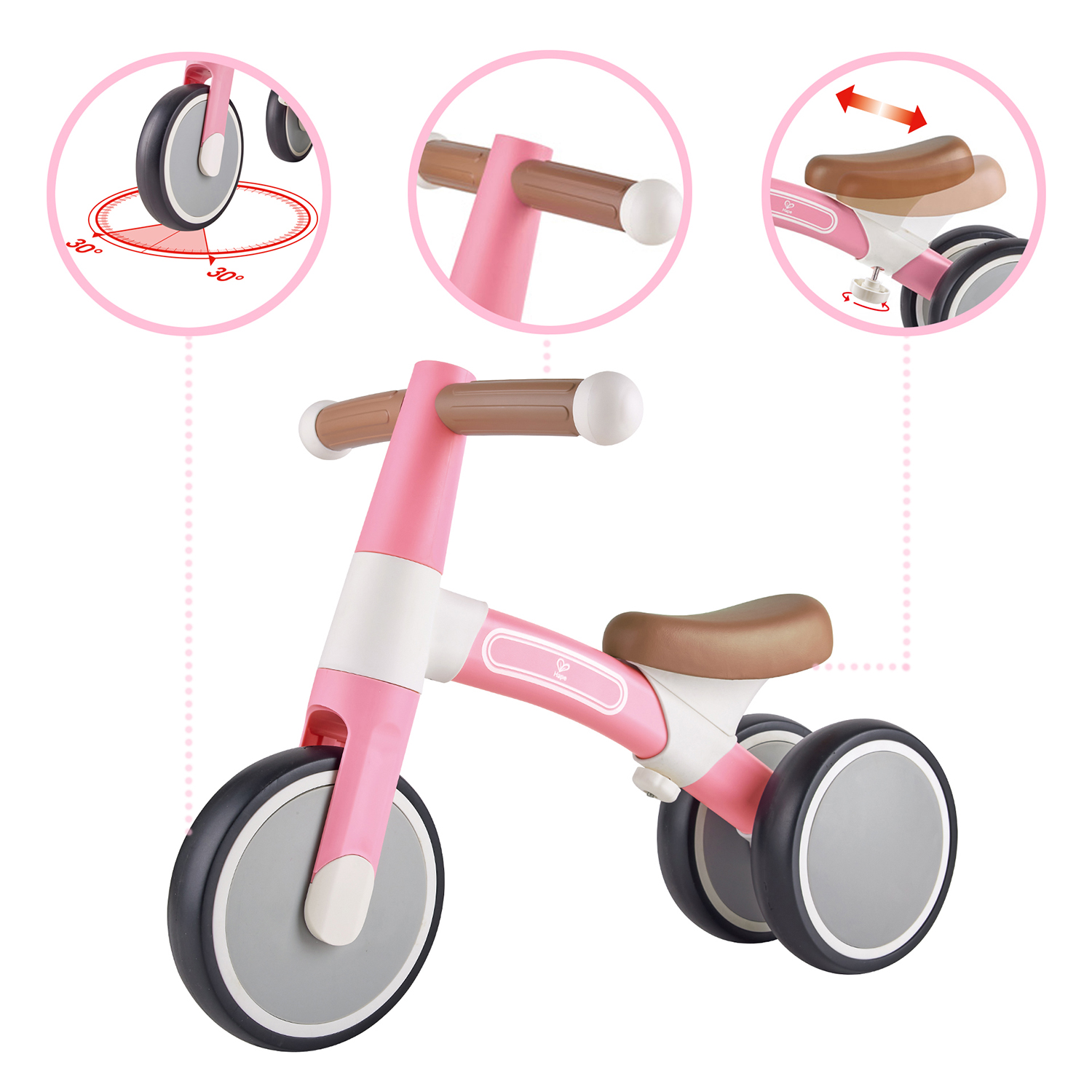Трехколесный беговел Hape - фото 6