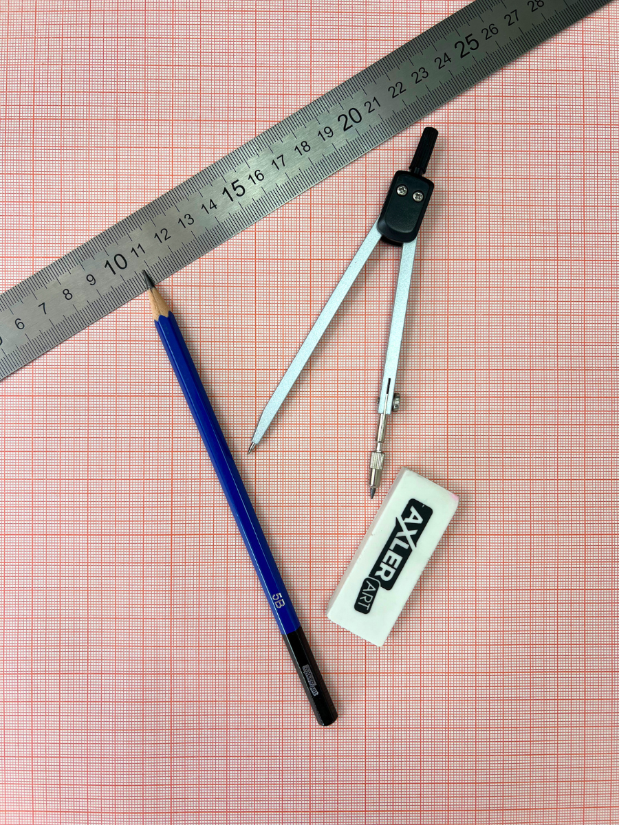 Масштабно-координатная бумага AXLER 1 лист. - фото 7