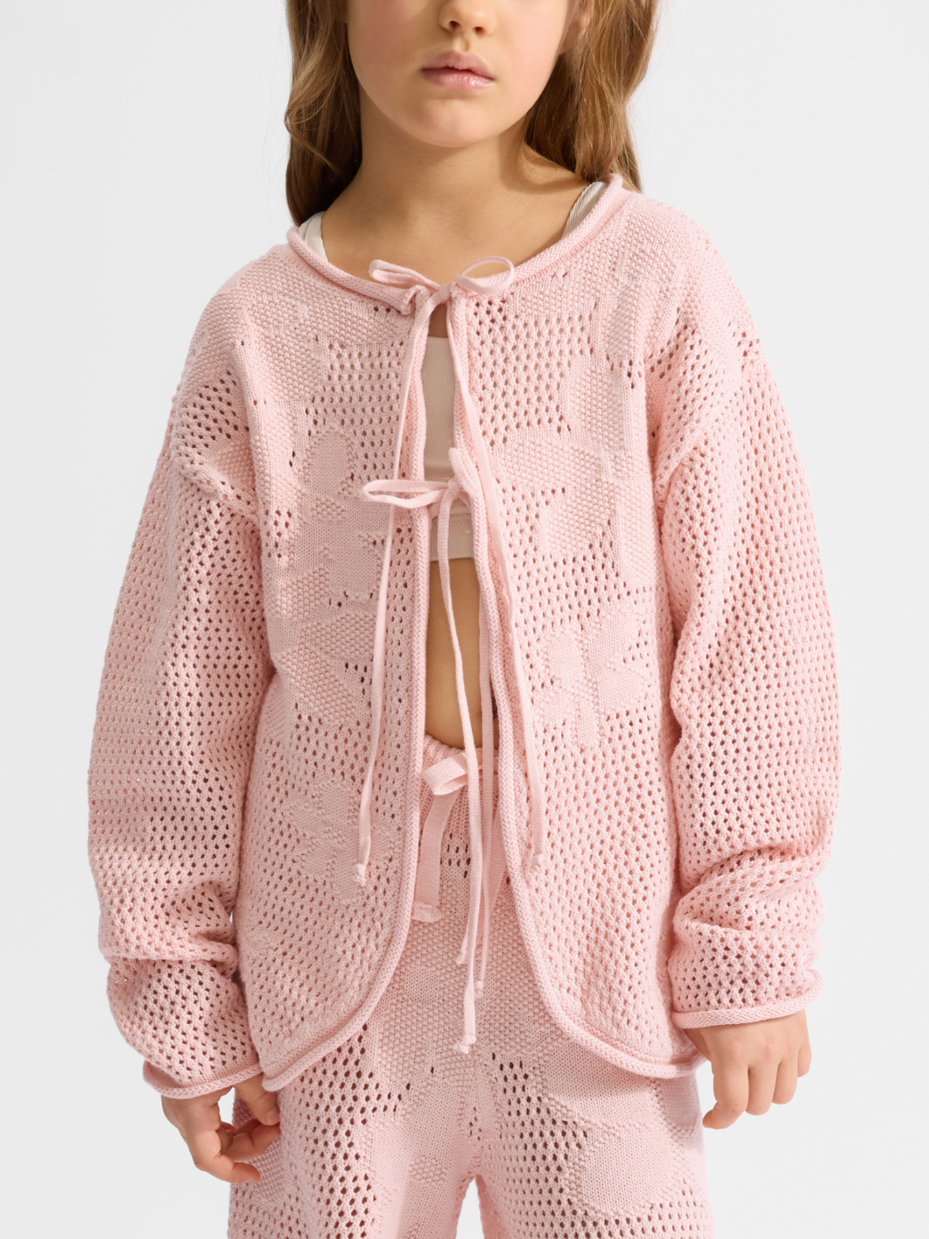 Кардиган Happy Baby 88606-1_light-pink - фото 1