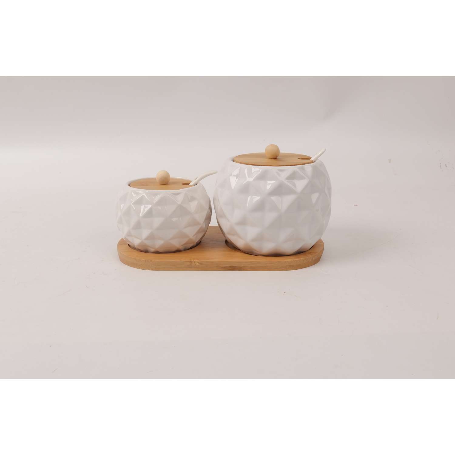 Набор керамических баночек ё для специй 2шт - фото 2