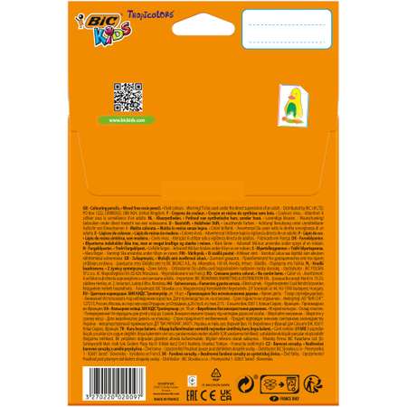 Карандаши цветные BIC 18 шт.