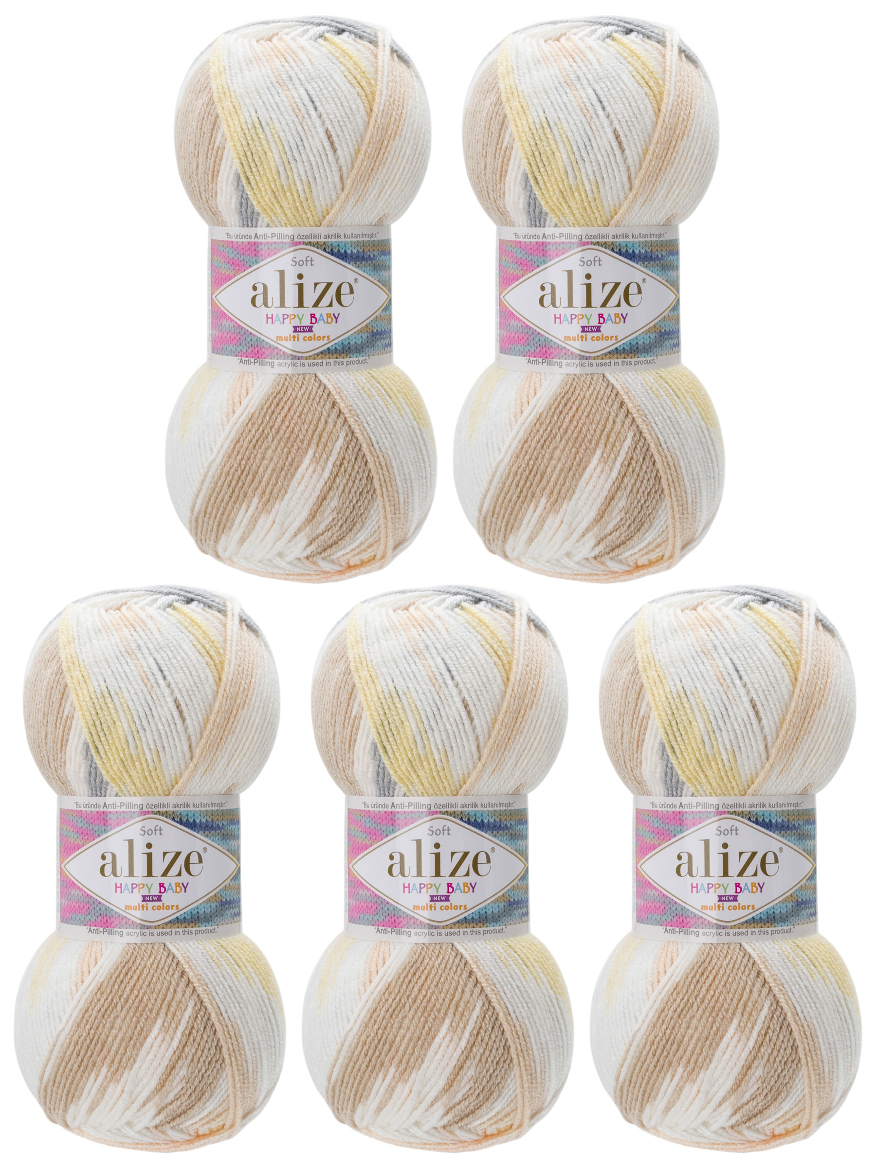 Пряжа для вязания Детская Alize 100г 320м 5шт - фото 6