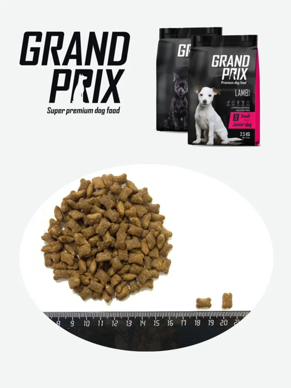 Корм сухой для щенков собак мелких пород Grand Prix Small Junior ягненок, 2,5 кг - фото 7