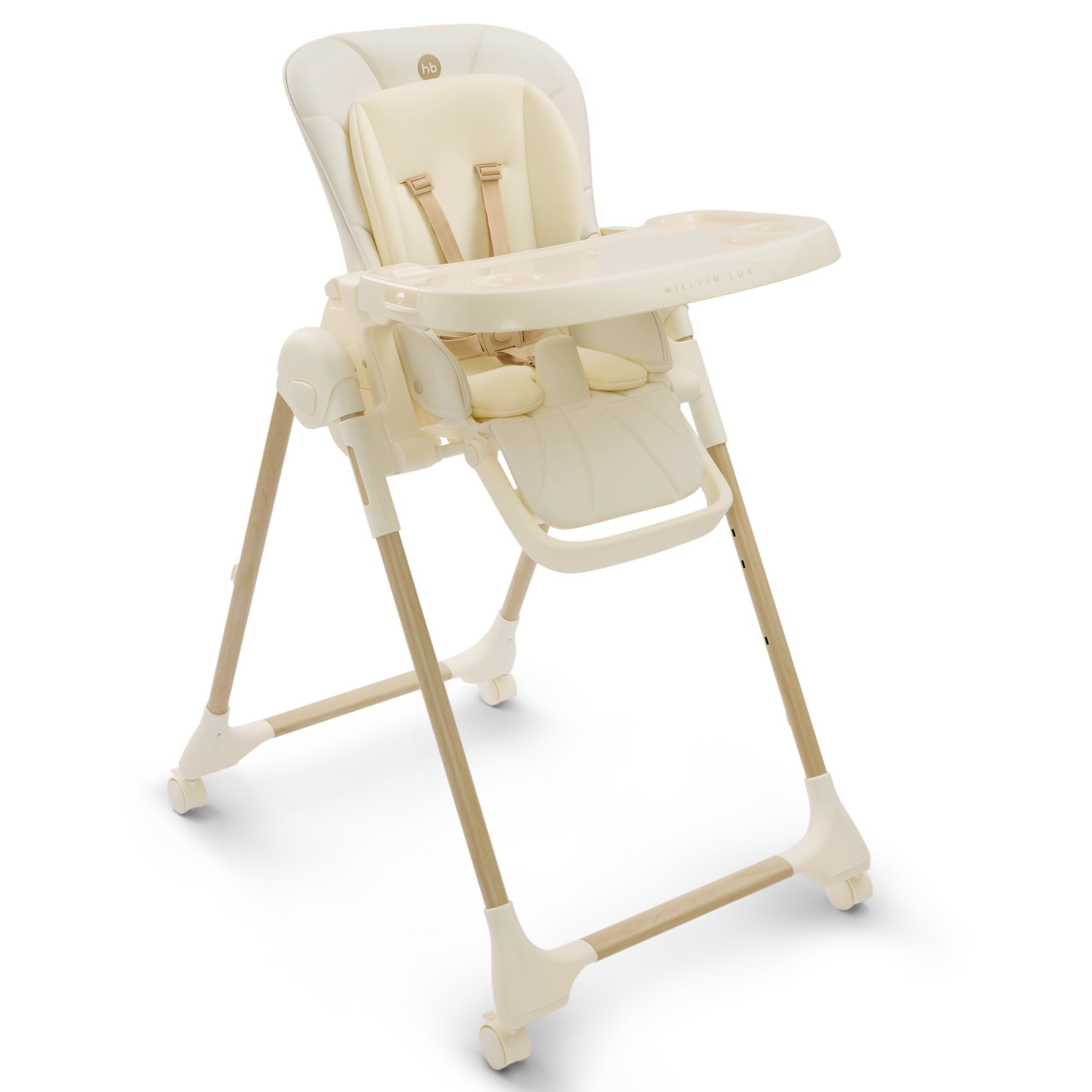Стульчик для кормления Happy Baby WILLIAM LUX бежевый - фото 1