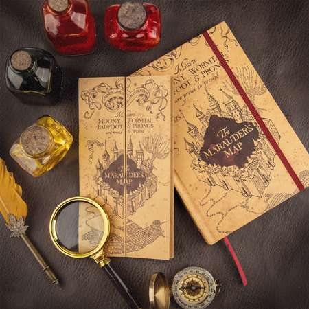 Блокнот Harry Potter Карта Мародеров 80 лист.
