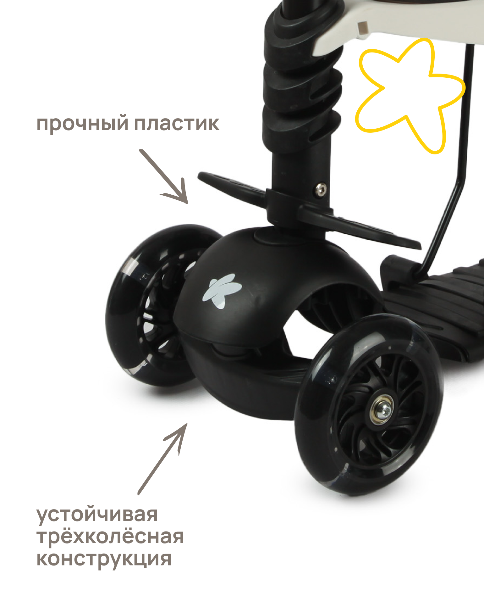 Самокат Kreiss трехколесный - фото 11