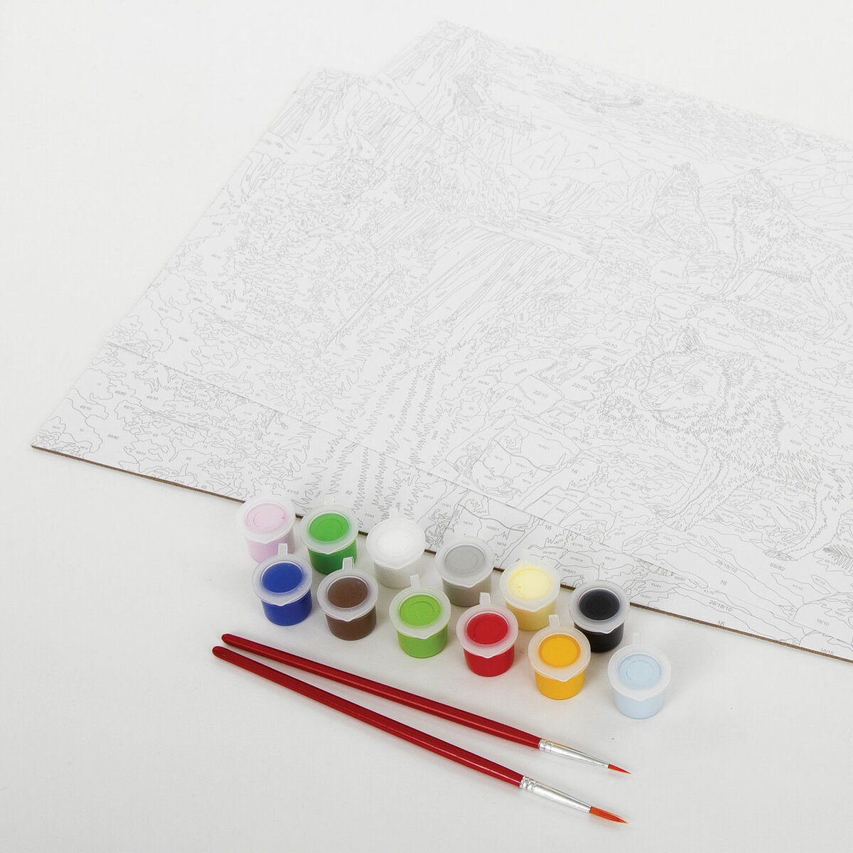 Картина по номерам Остров Сокровищ Волчья стая - фото 4