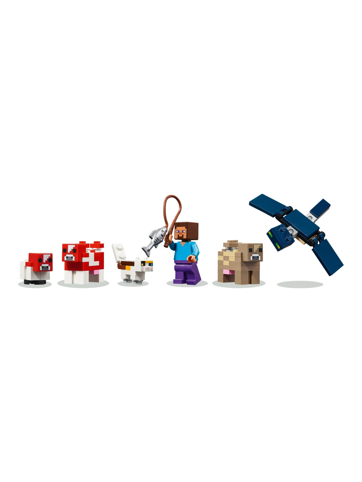 Конструктор LEGO Minecraft Грибной Дом 500 дет. - фото 8