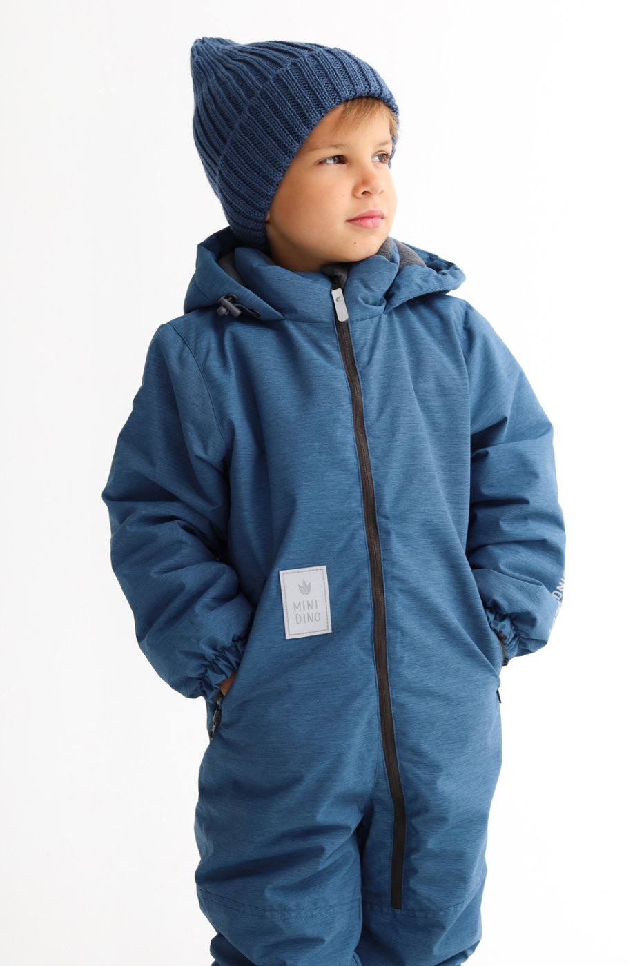 Комбинезон MINIDINO MDD1-OM005/0Комбинезон демисезонный MiniDino рядом деним - фото 1