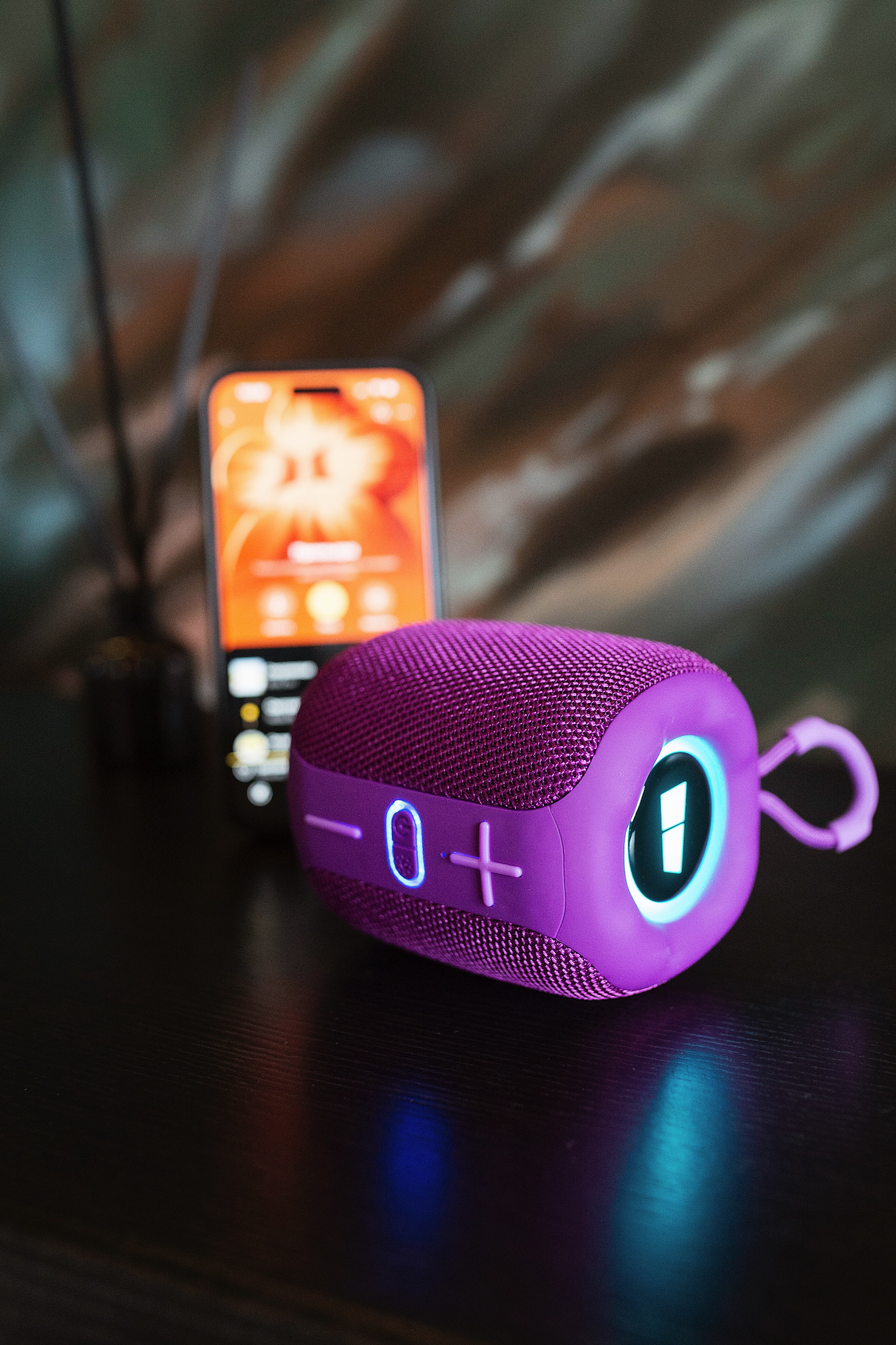 Bluetooth колонка More Choice BS33 Purple - фото 11