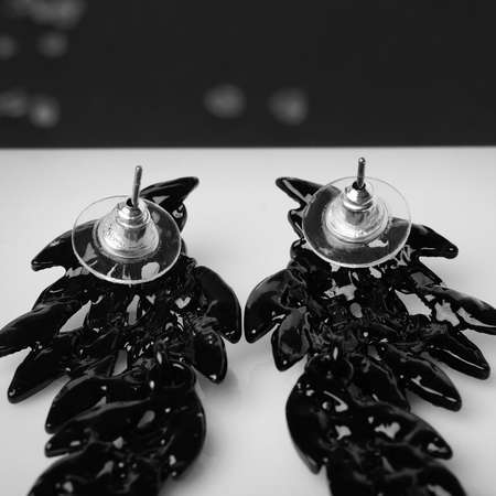 Серьги висячие Queen fair