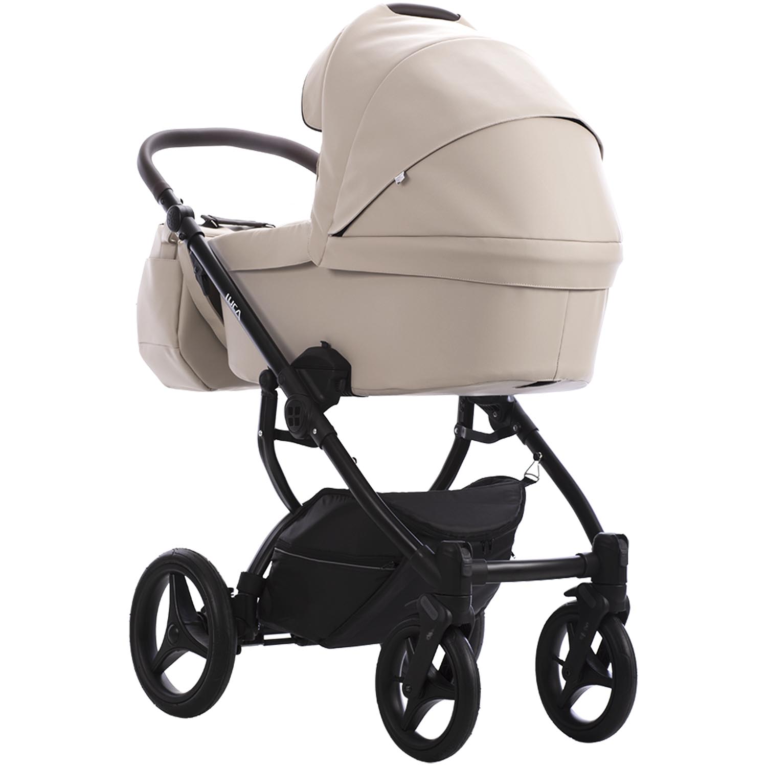 Коляска 2в1 Bebetto Luca Pro 30 кожа светло- бежевый - фото 2