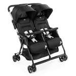 Коляска прогулочная для двойни Chicco Ohlala Twin Black Night черный