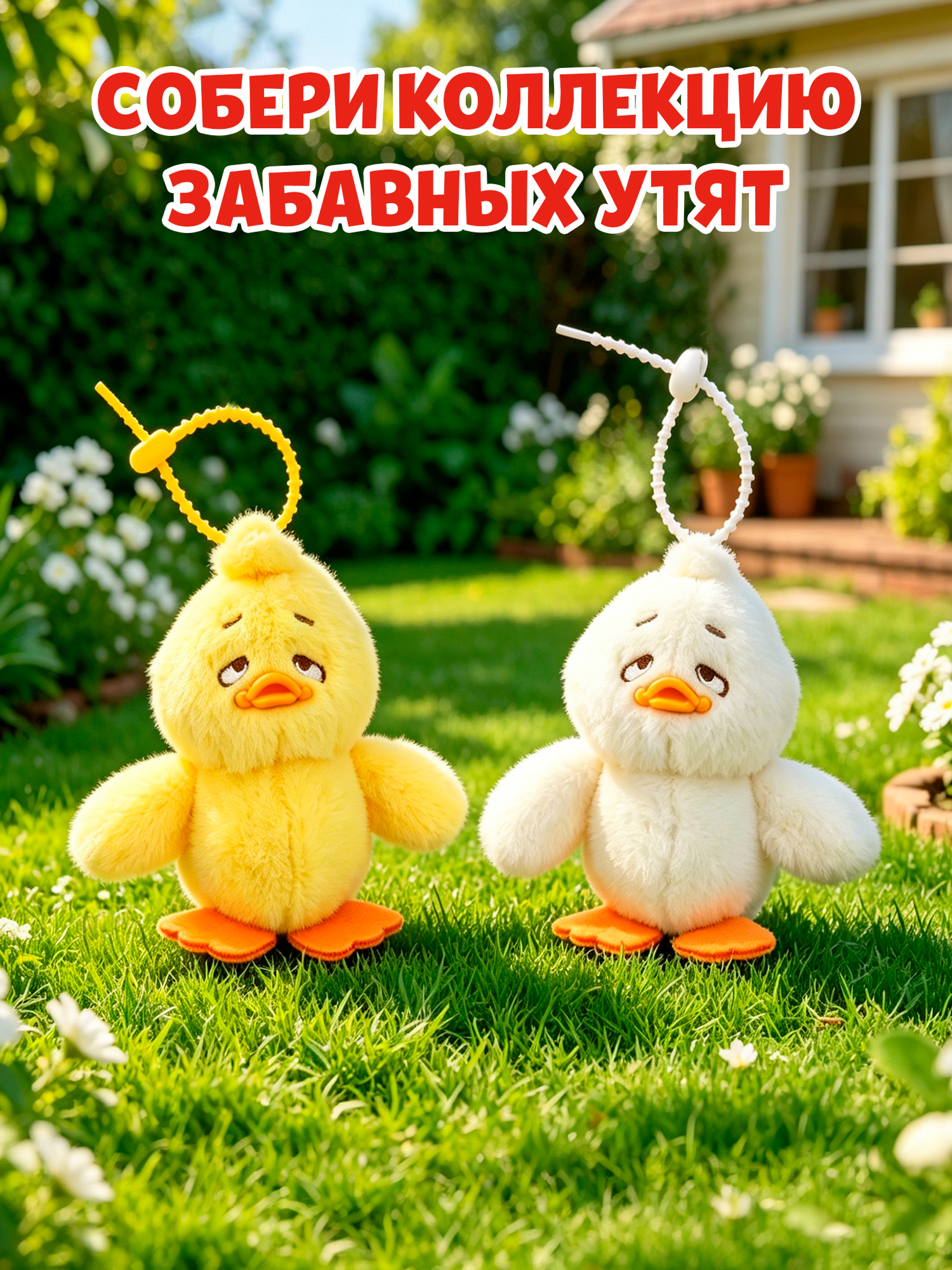 Брелок Upset Duck на цепочке - фото 8