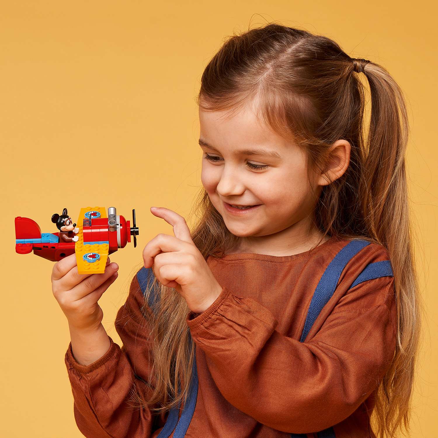 Конструктор LEGO Mickey and Friends Винтовой самолёт Микки блочный - фото 9