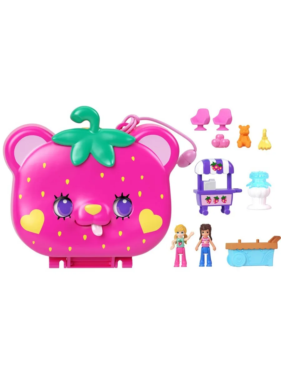 Игровой набор POLLY POCKET Клубничный мишка - фото 1