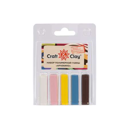 Глина Craft and Clay 5 цв.