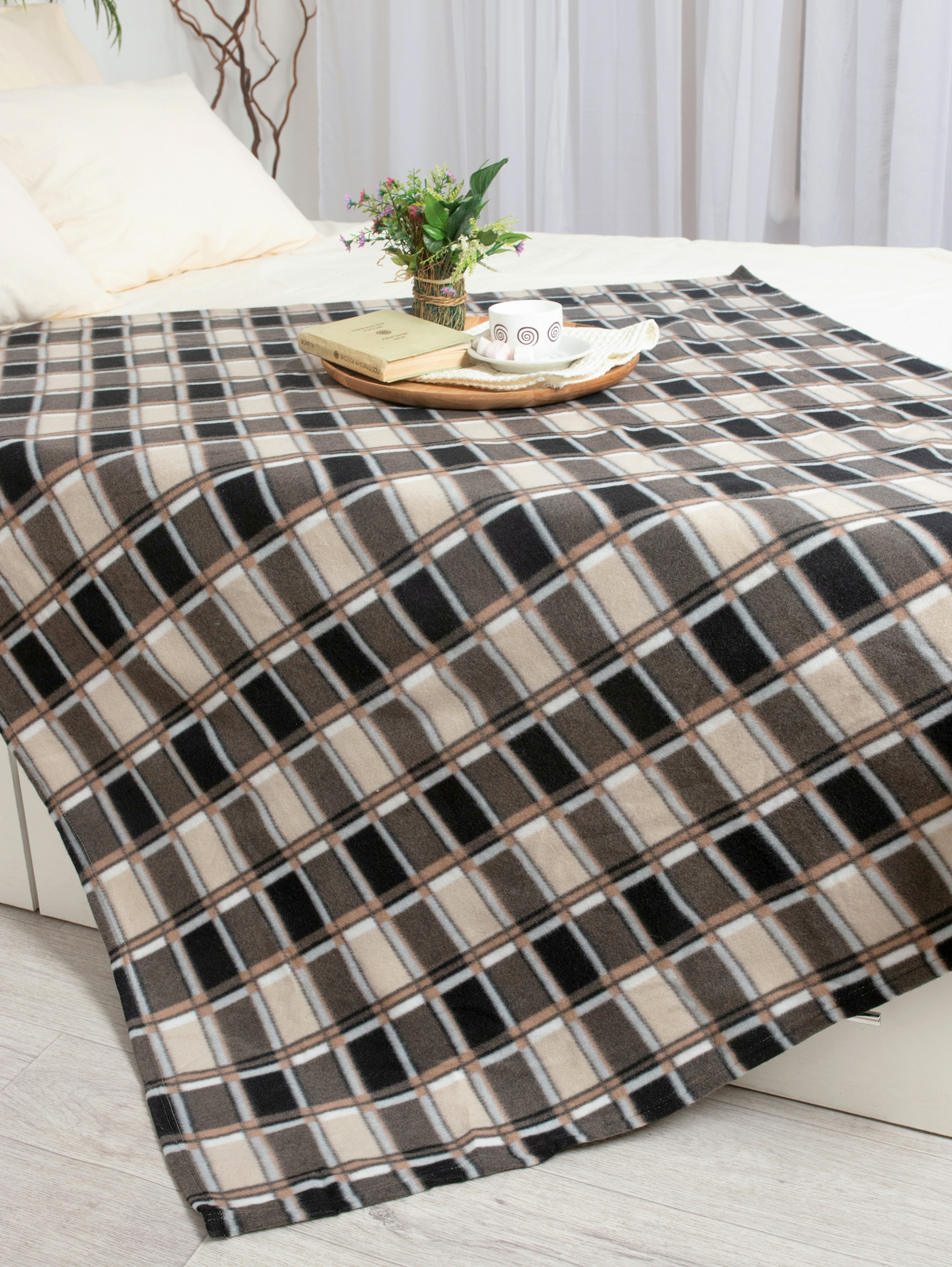 Плед Wellness WP135-Шеффилд 130 x 150 см флис - фото 14