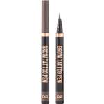 Лайнер для бровей STELLARY Brow tattoo pen, стойкий, тон 02 темно-коричневый, 0.7 мл