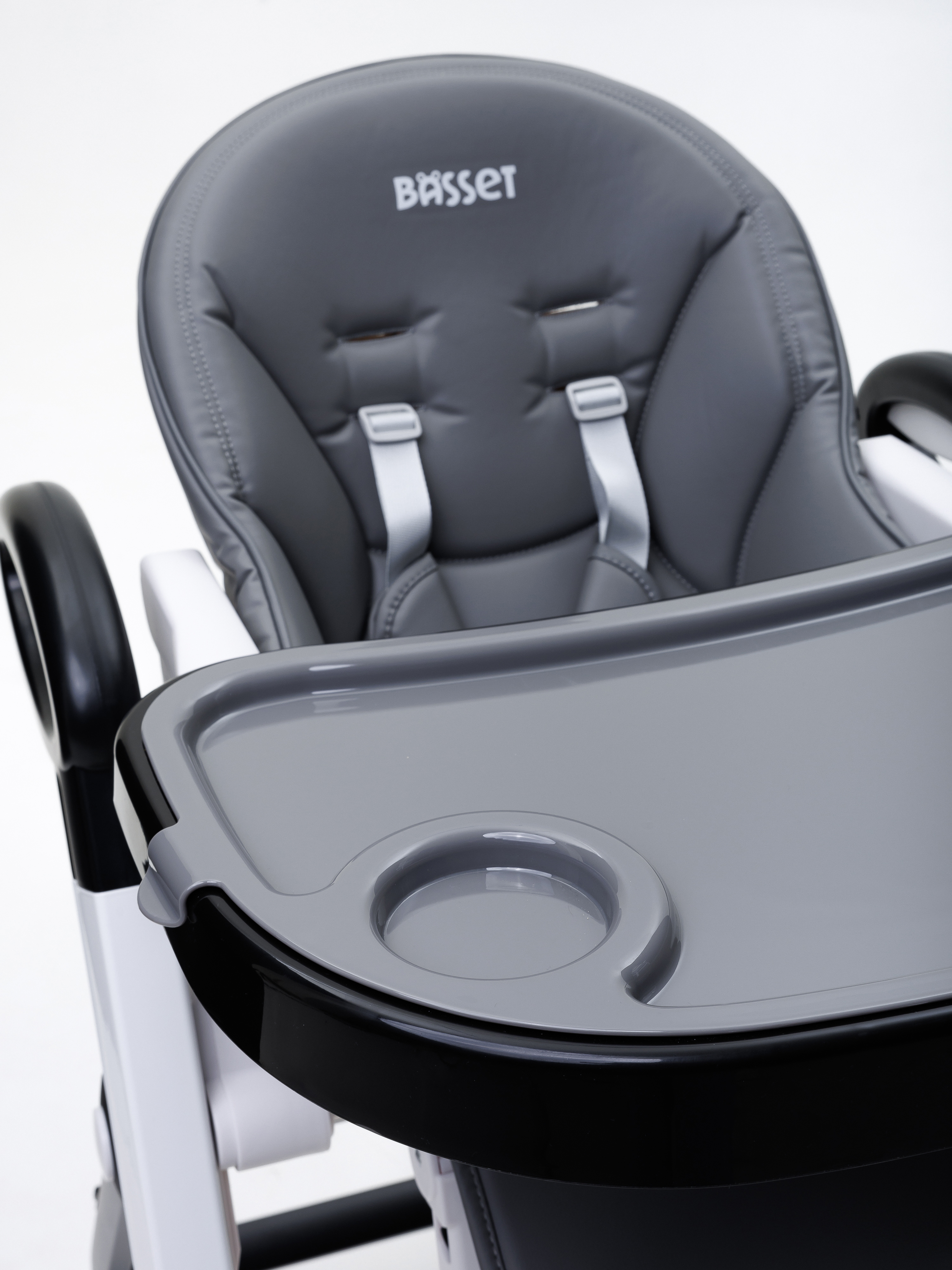Стульчик для кормления BASSET B2 серый - фото 23