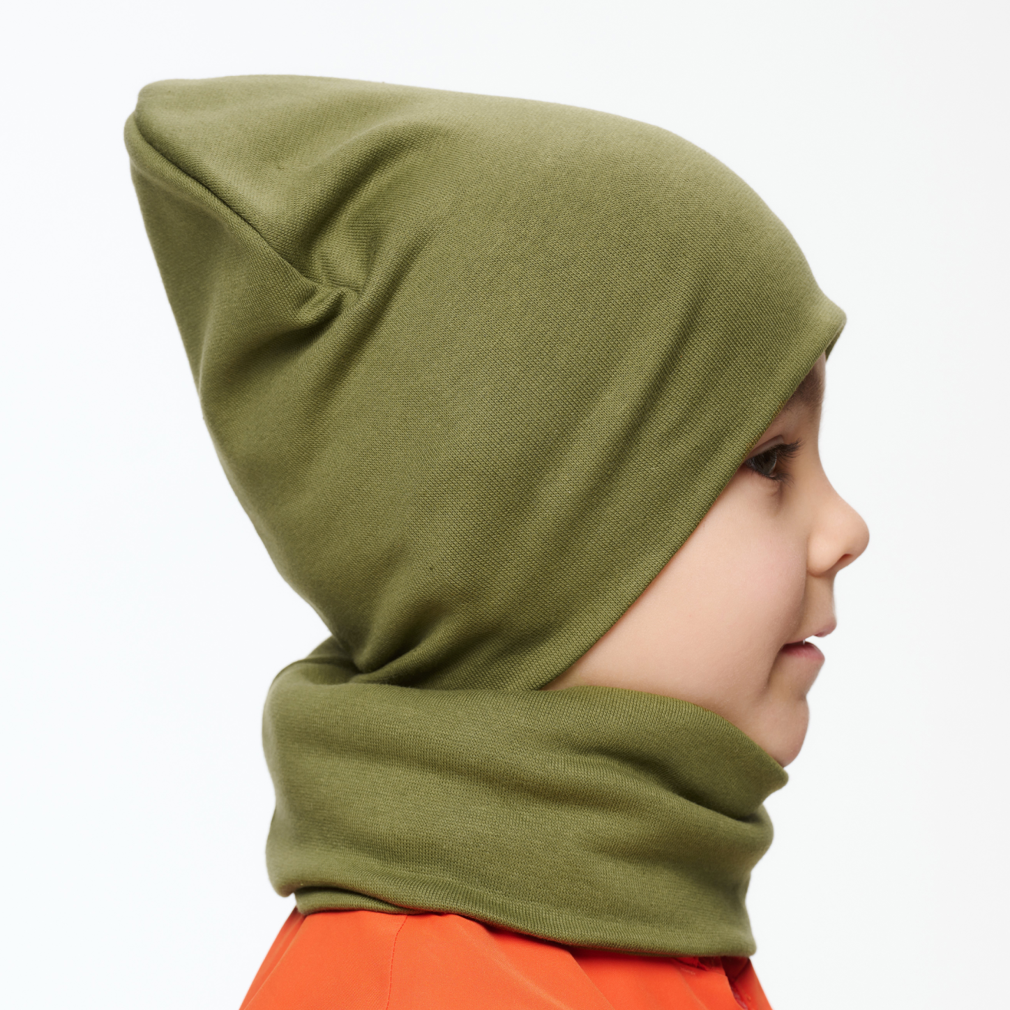 Шапка и снуд KUBRIO NYC-H-37-plain-olive - фото 6