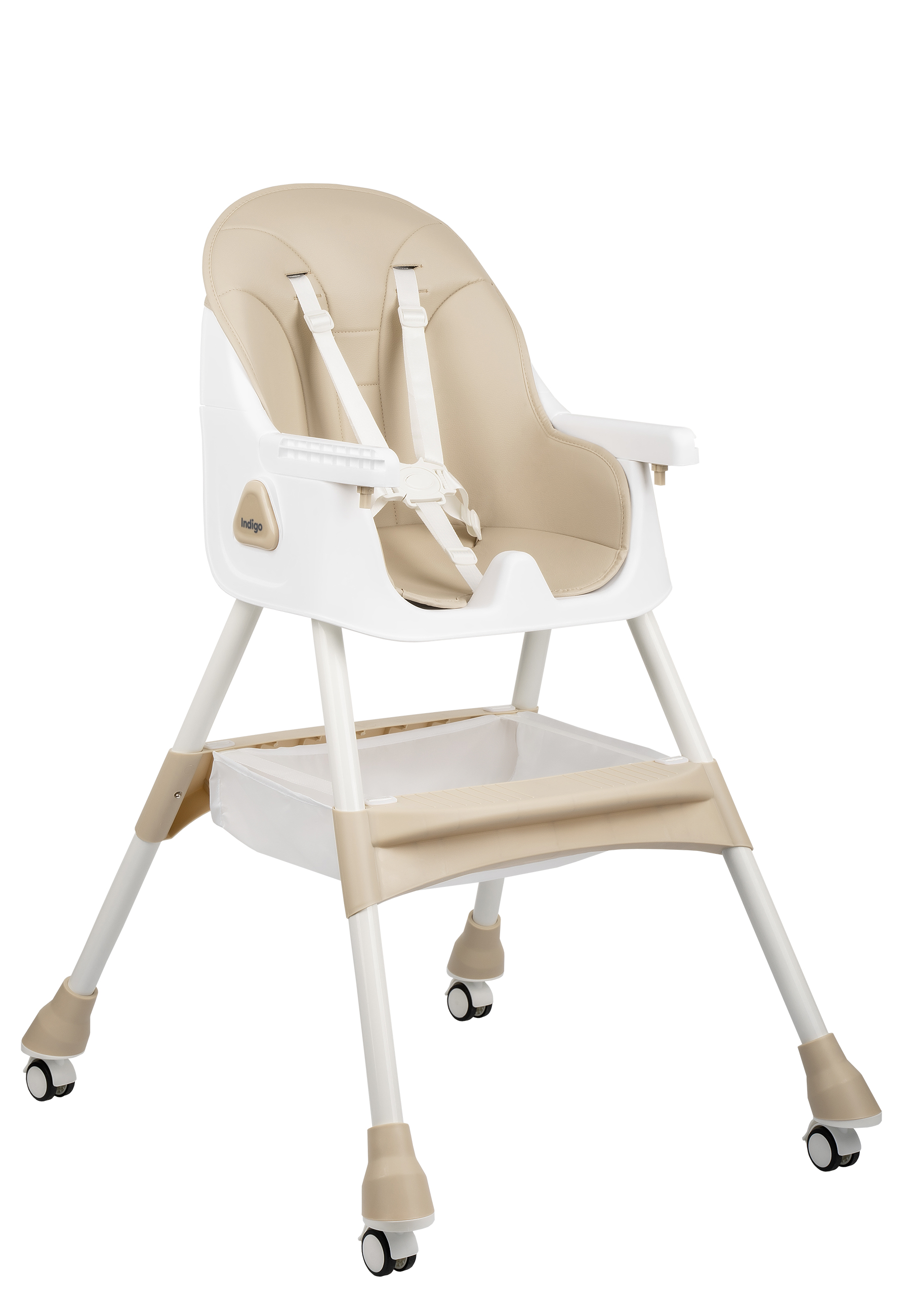 Стульчик для кормления Indigo Corn бежевый - фото 14