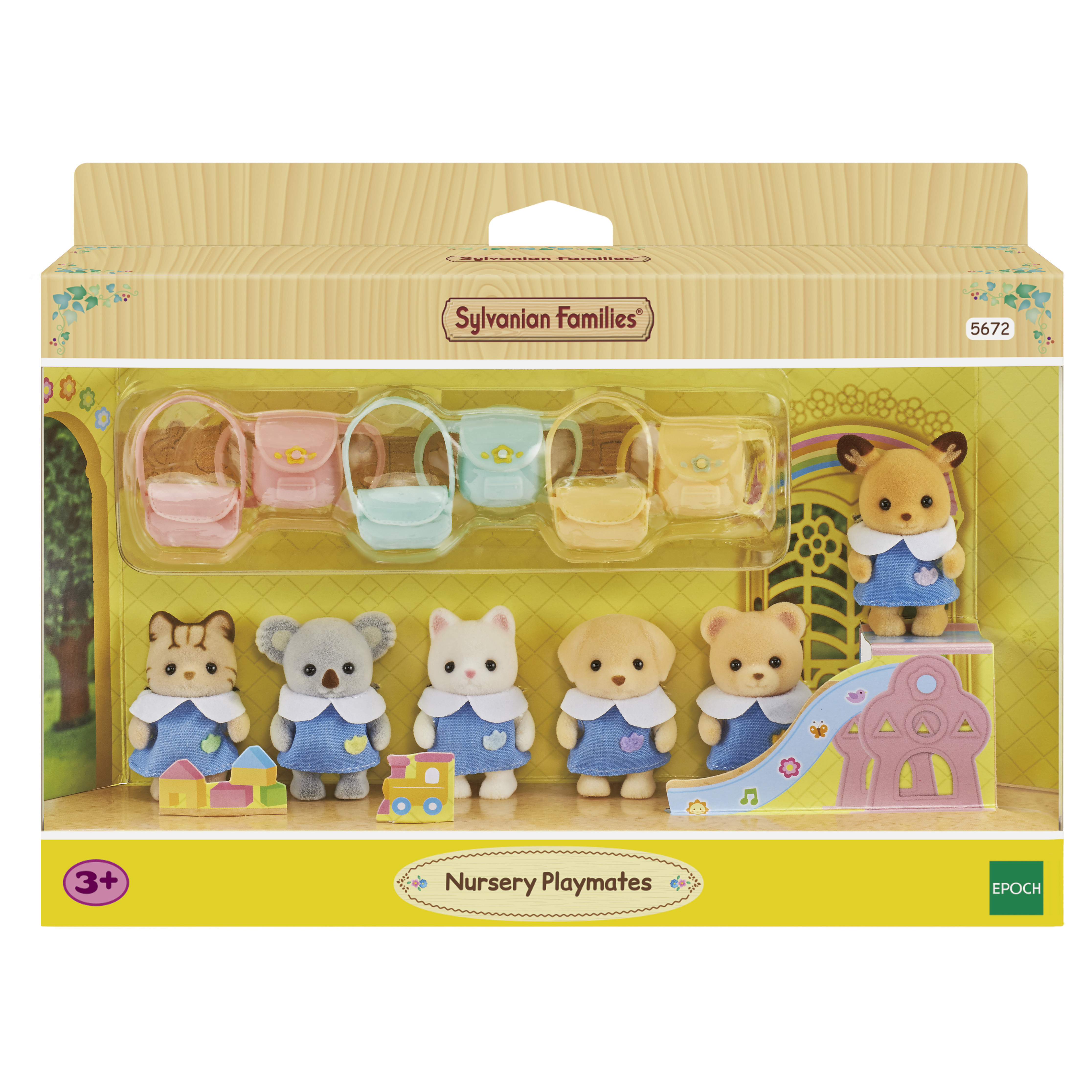 Фигурка Sylvanian Families Малыши на детской площадке - фото 3