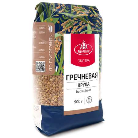 Гречневая крупа Агро-Альянс ядрица 900г