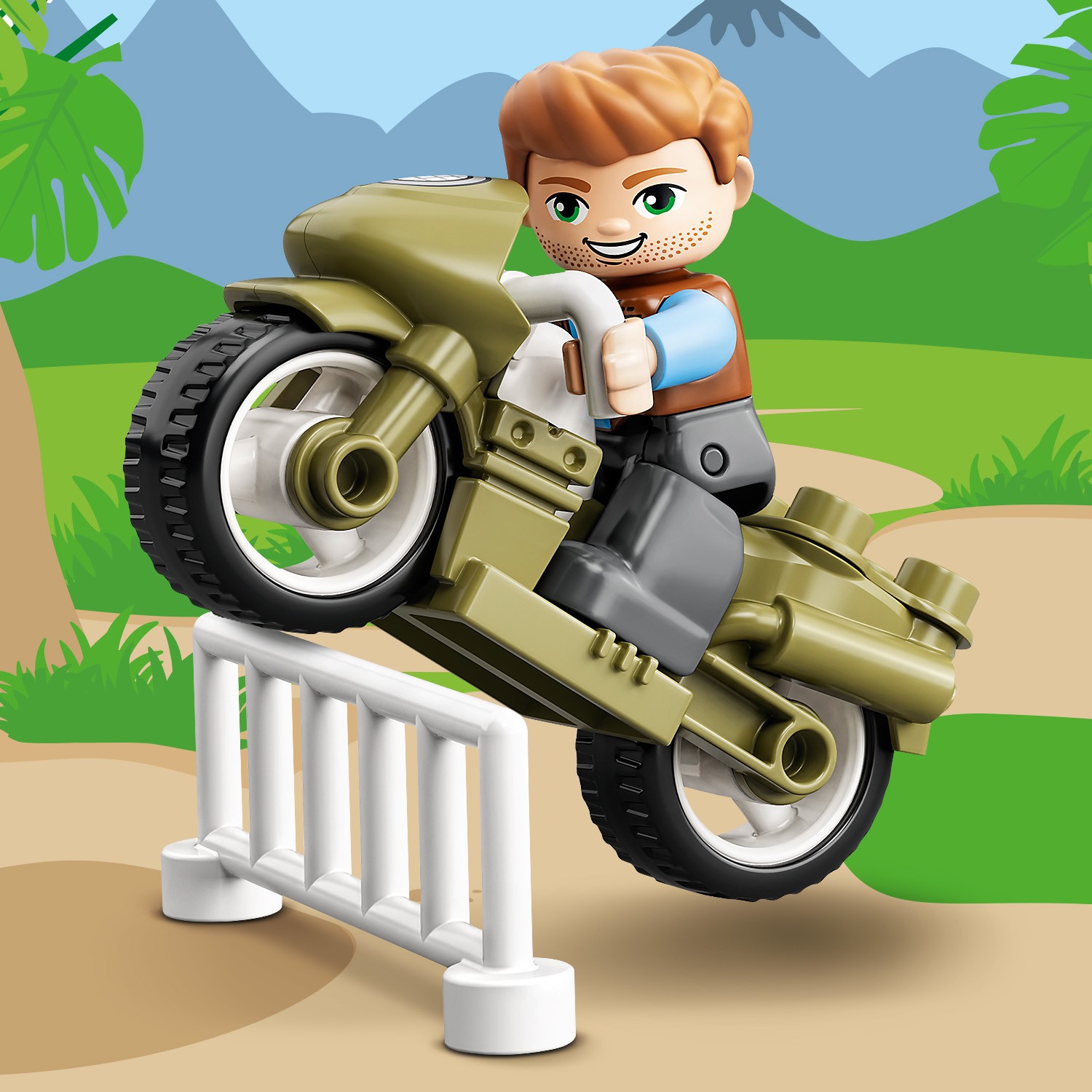 Конструктор LEGO Jurassic World Побег: Тираннозавр Трицератопс блочный - фото 10
