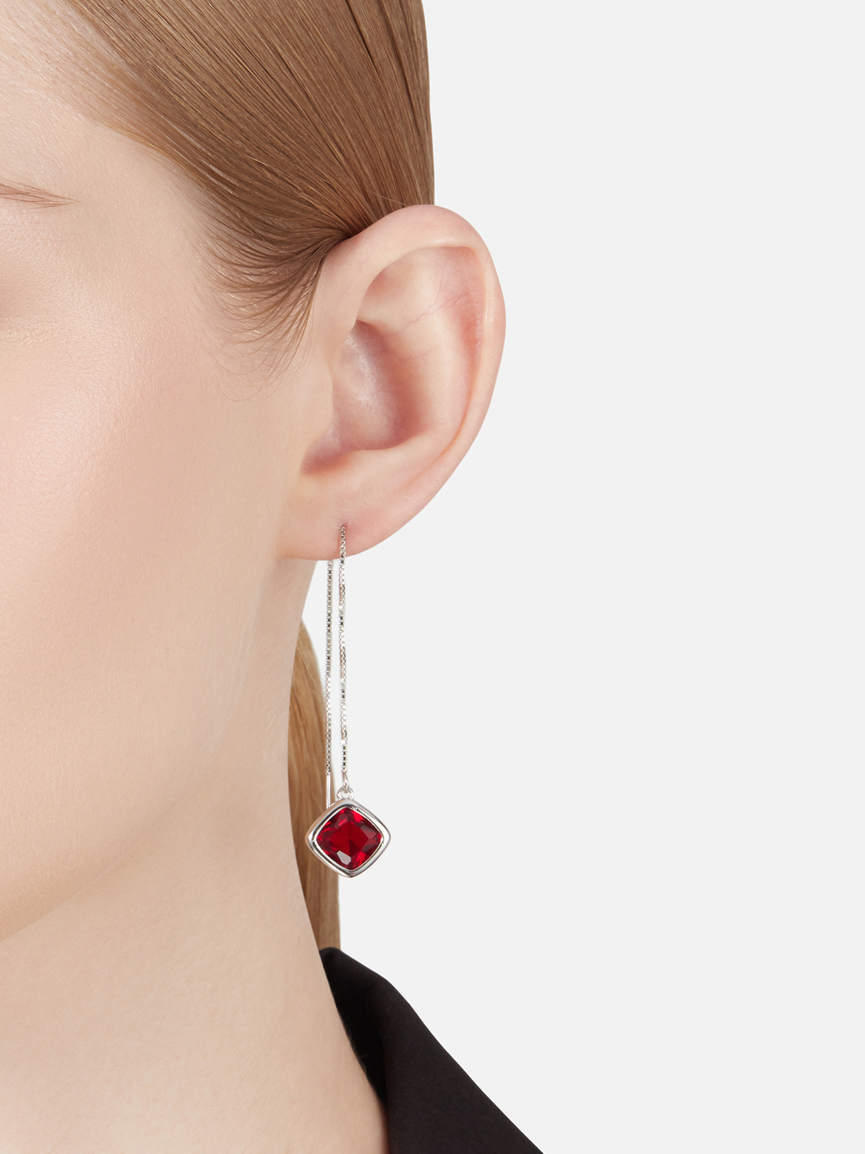 Серьги Shine and Beauty 75912-9-КРАСН - фото 2