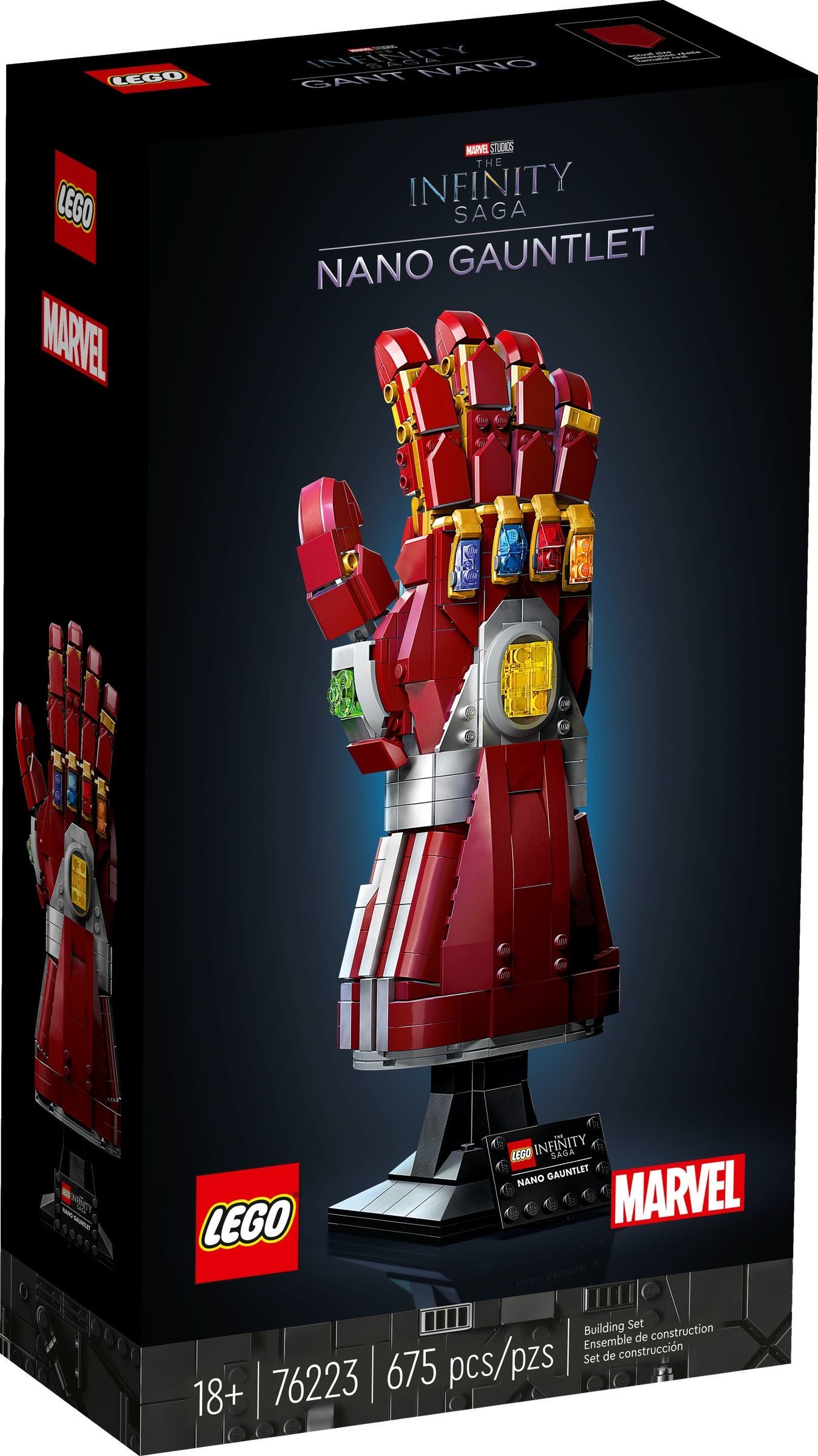 Изображение товара LEGO Marvel Нано-перчатка 76223 набор для сборки коллекции Мстители