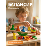 Игрушка Alatoys сортер Балансир ЧЕЛОВЕЧКИ 20 деталей
